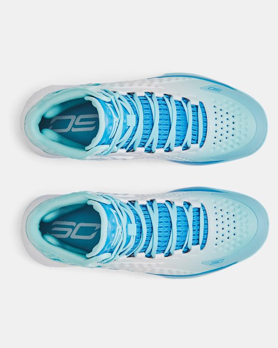 中性Curry 1 Dub Nation籃球鞋 in Blue image number 2